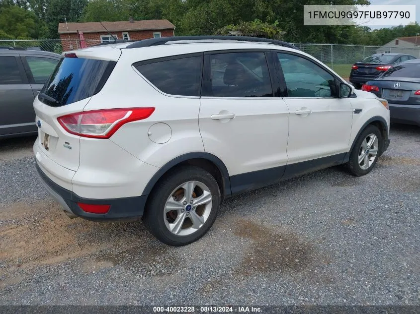 2015 Ford Escape Se VIN: 1FMCU9G97FUB97790 Lot: 40023228