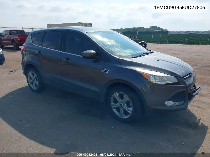 2015 Ford Escape Se VIN: 1FMCU9G95FUC27806 Lot: 40032426