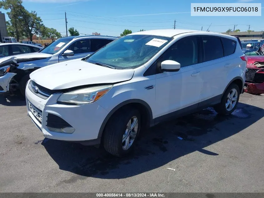 1FMCU9GX9FUC06018 2015 Ford Escape Se