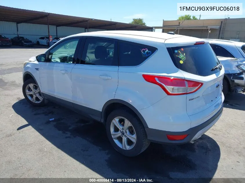 1FMCU9GX9FUC06018 2015 Ford Escape Se