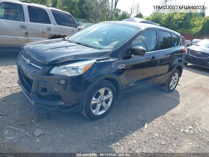 1FMCU0G7XFUA40023 2015 Ford Escape Se