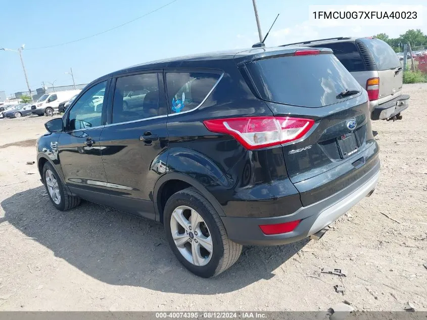 1FMCU0G7XFUA40023 2015 Ford Escape Se