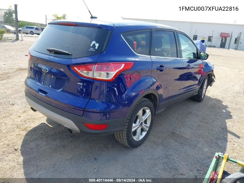 1FMCU0G7XFUA22816 2015 Ford Escape Se