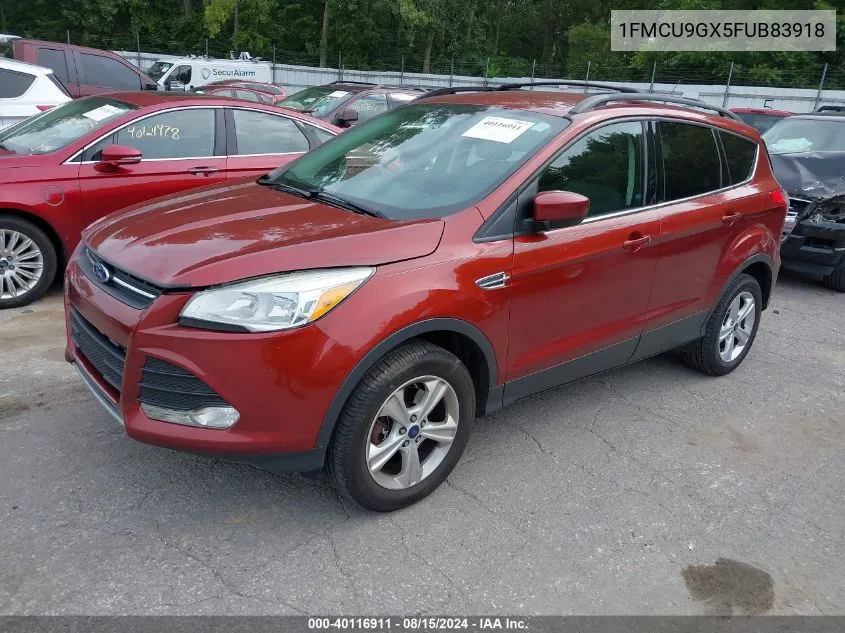 1FMCU9GX5FUB83918 2015 Ford Escape Se