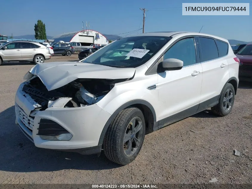 2015 Ford Escape Se VIN: 1FMCU9G94FUC79444 Lot: 40124223