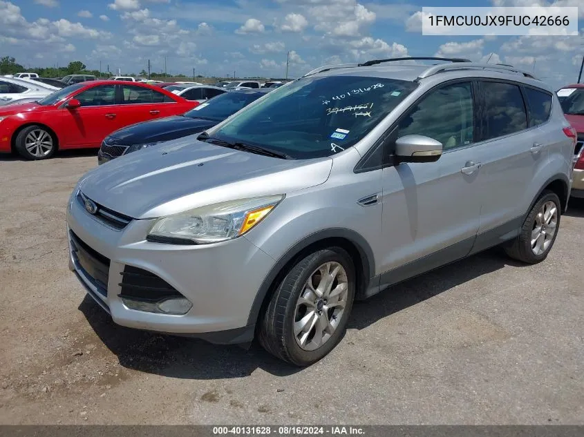 2015 Ford Escape Titanium VIN: 1FMCU0JX9FUC42666 Lot: 40131628