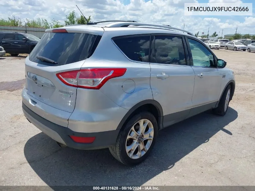 2015 Ford Escape Titanium VIN: 1FMCU0JX9FUC42666 Lot: 40131628