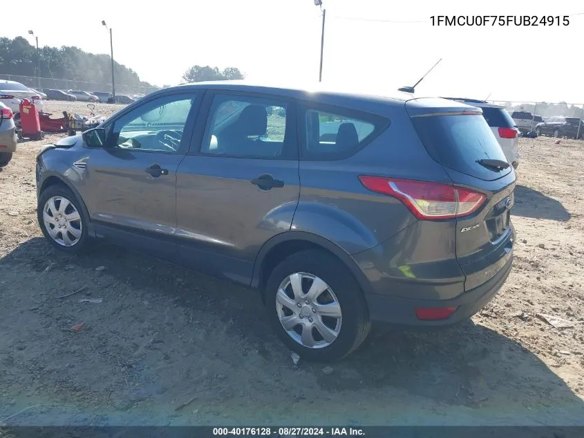 1FMCU0F75FUB24915 2015 Ford Escape S