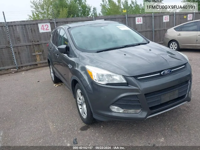 1FMCU0GX9FUA40191 2015 Ford Escape Se