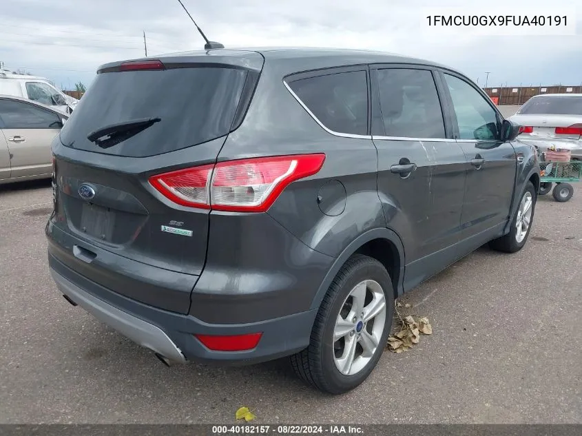 1FMCU0GX9FUA40191 2015 Ford Escape Se