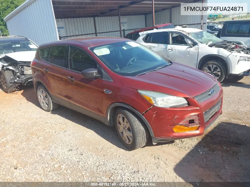 2015 Ford Escape S VIN: 1FMCU0F74FUA24871 Lot: 40192148