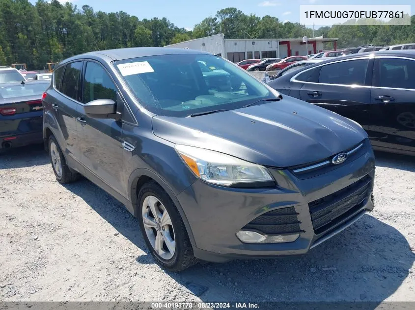 2015 Ford Escape Se VIN: 1FMCU0G70FUB77861 Lot: 40193778