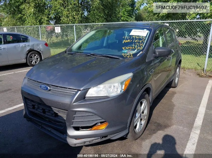 2015 Ford Escape S VIN: 1FMCU0F79FUC19607 Lot: 40198195