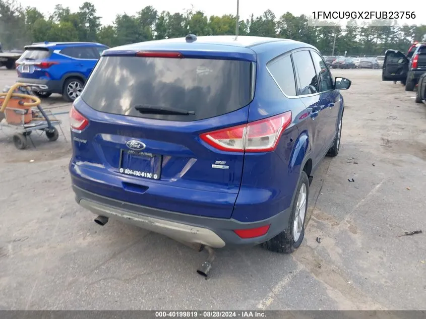 2015 Ford Escape Se VIN: 1FMCU9GX2FUB23756 Lot: 40199819