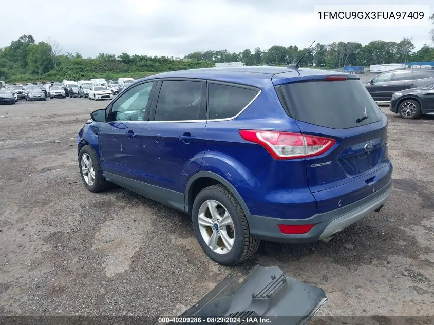 2015 Ford Escape Se VIN: 1FMCU9GX3FUA97409 Lot: 40209286