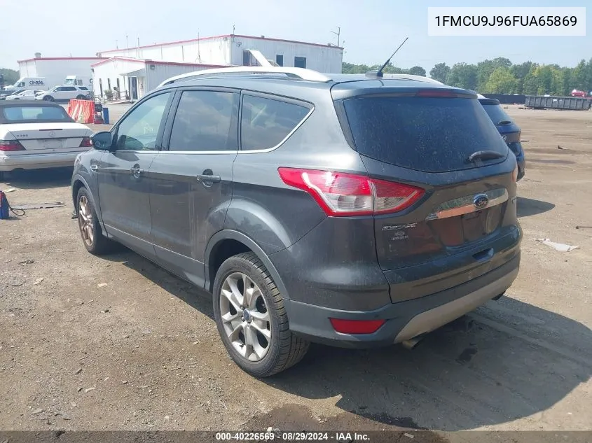 2015 Ford Escape Titanium VIN: 1FMCU9J96FUA65869 Lot: 40226569