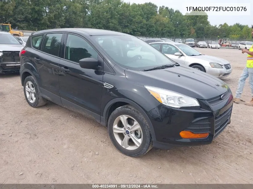 2015 Ford Escape S VIN: 1FMCU0F72FUC01076 Lot: 40234991