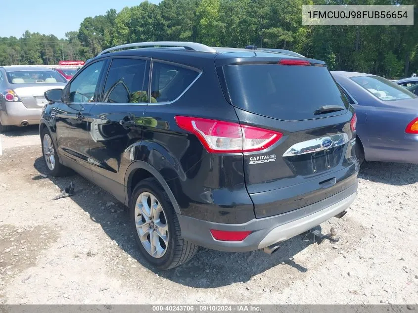 2015 Ford Escape Titanium VIN: 1FMCU0J98FUB56654 Lot: 40243706