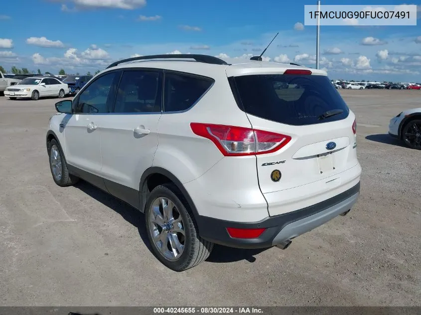 1FMCU0G90FUC07491 2015 Ford Escape Se