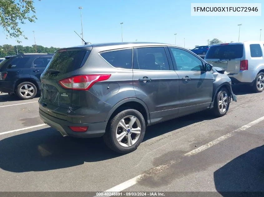 2015 Ford Escape Se VIN: 1FMCU0GX1FUC72946 Lot: 40248891