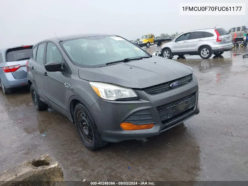 1FMCU0F70FUC61177 2015 Ford Escape S