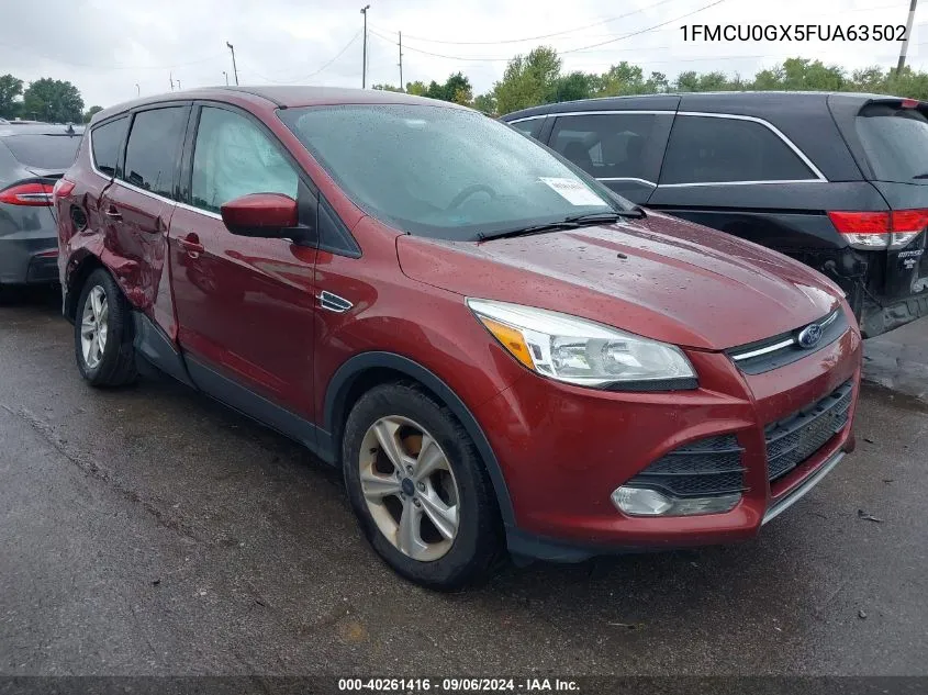 2015 Ford Escape Se VIN: 1FMCU0GX5FUA63502 Lot: 40261416