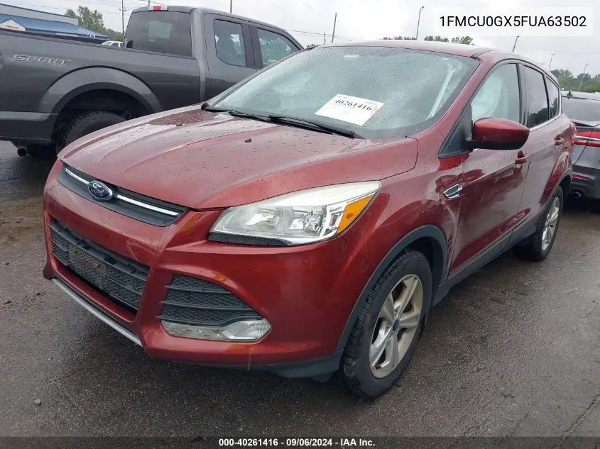 1FMCU0GX5FUA63502 2015 Ford Escape Se