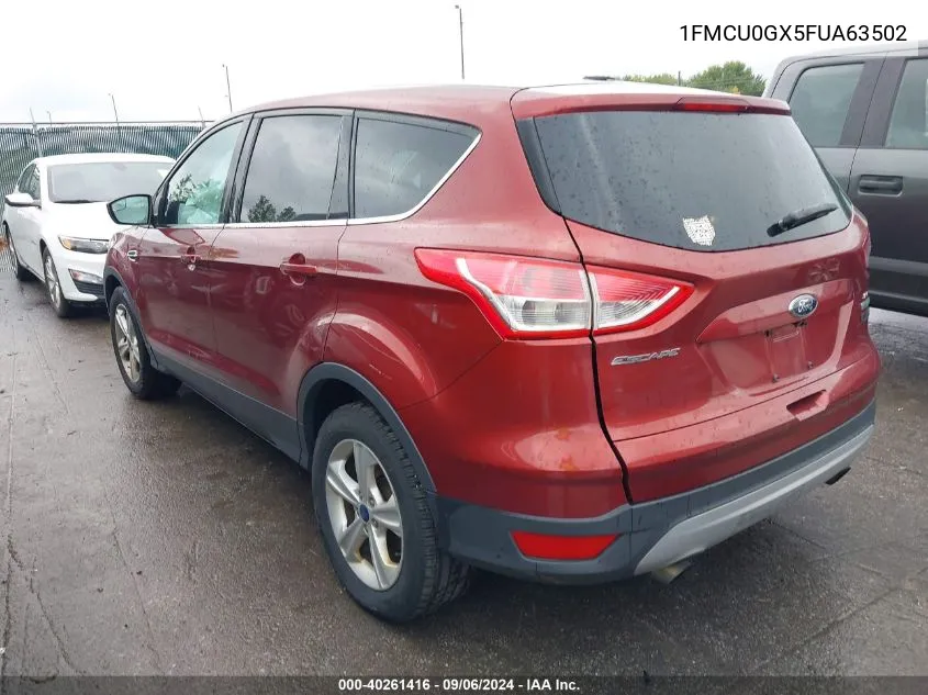 1FMCU0GX5FUA63502 2015 Ford Escape Se