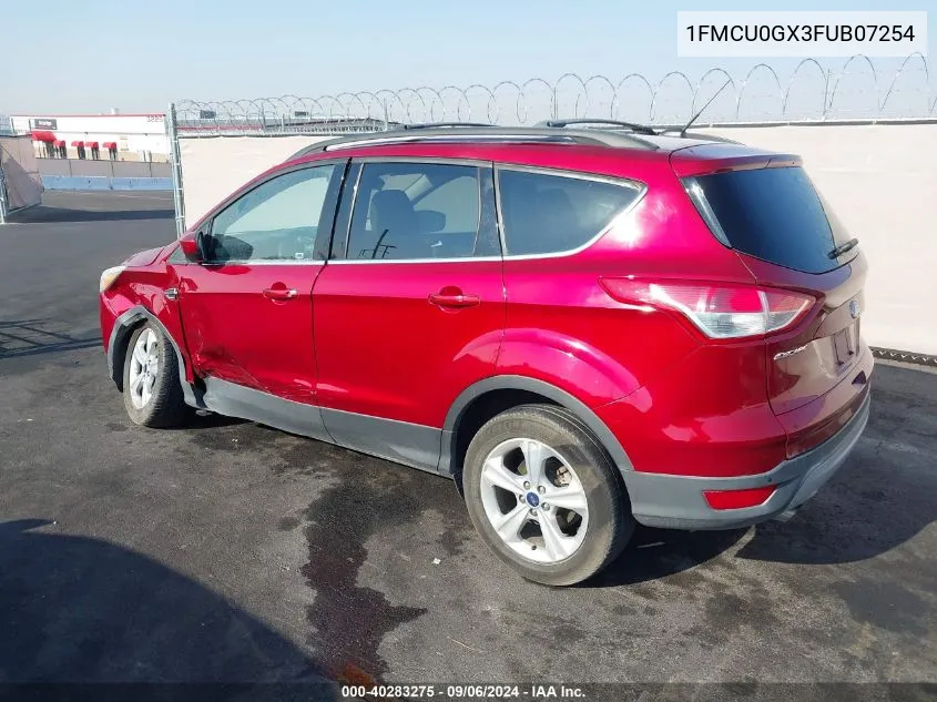 2015 Ford Escape Se VIN: 1FMCU0GX3FUB07254 Lot: 40283275