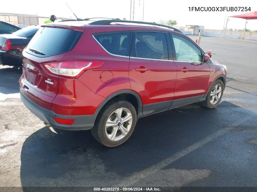 2015 Ford Escape Se VIN: 1FMCU0GX3FUB07254 Lot: 40283275