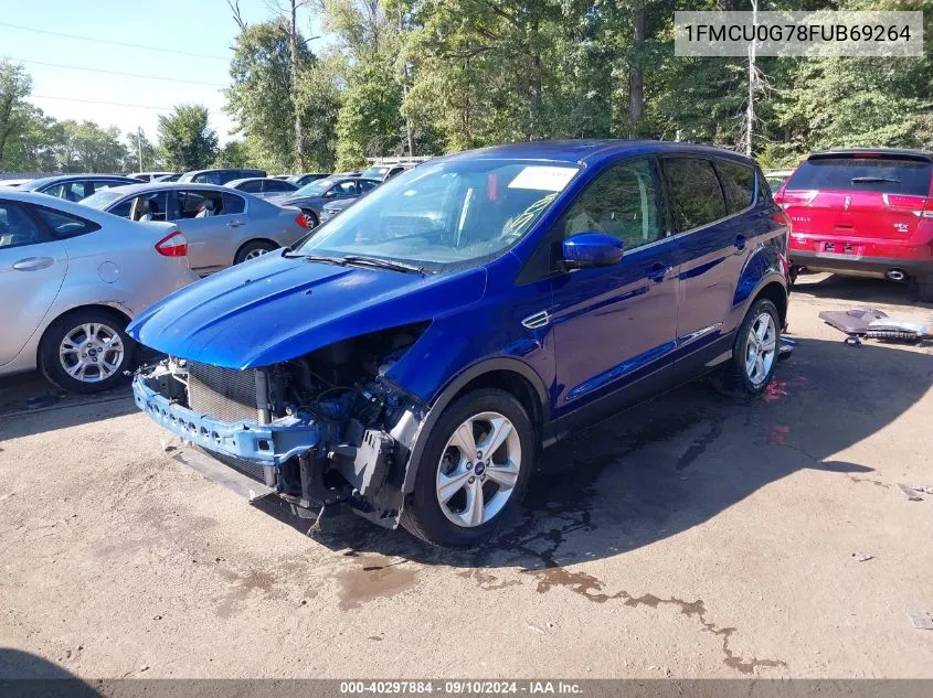 2015 Ford Escape Se VIN: 1FMCU0G78FUB69264 Lot: 40297884