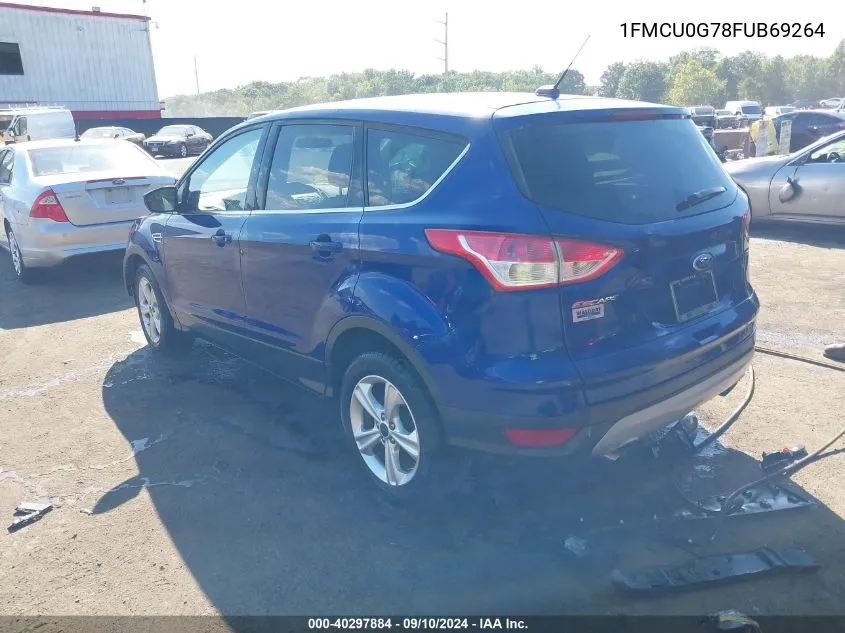 2015 Ford Escape Se VIN: 1FMCU0G78FUB69264 Lot: 40297884