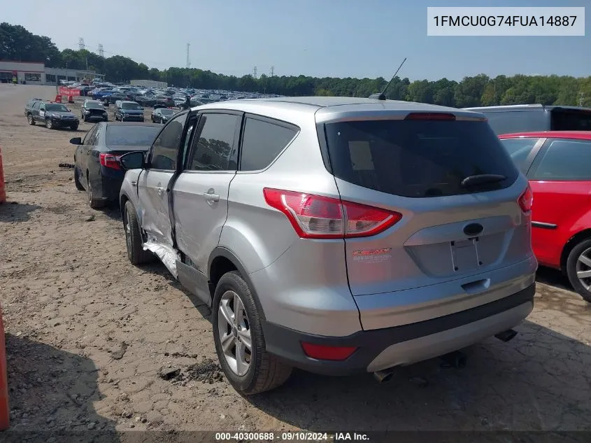 1FMCU0G74FUA14887 2015 Ford Escape Se