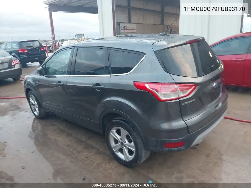 2015 Ford Escape Se VIN: 1FMCU0G79FUB93170 Lot: 40305273