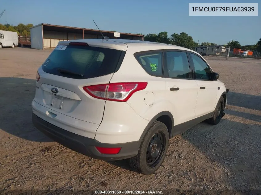 2015 Ford Escape S VIN: 1FMCU0F79FUA63939 Lot: 40311059