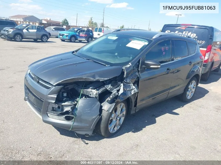 2015 Ford Escape Titanium VIN: 1FMCU9J95FUB81063 Lot: 40311397