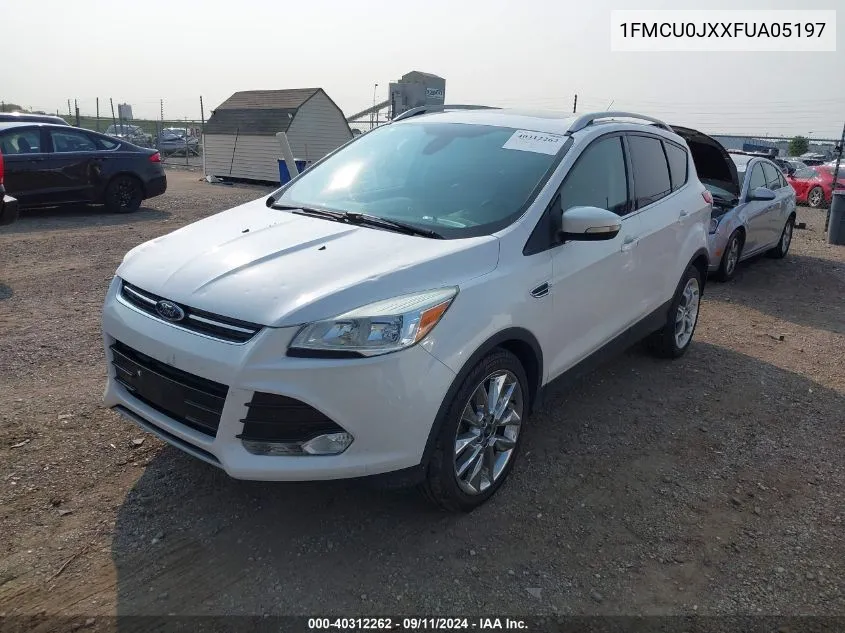 2015 Ford Escape Titanium VIN: 1FMCU0JXXFUA05197 Lot: 40312262