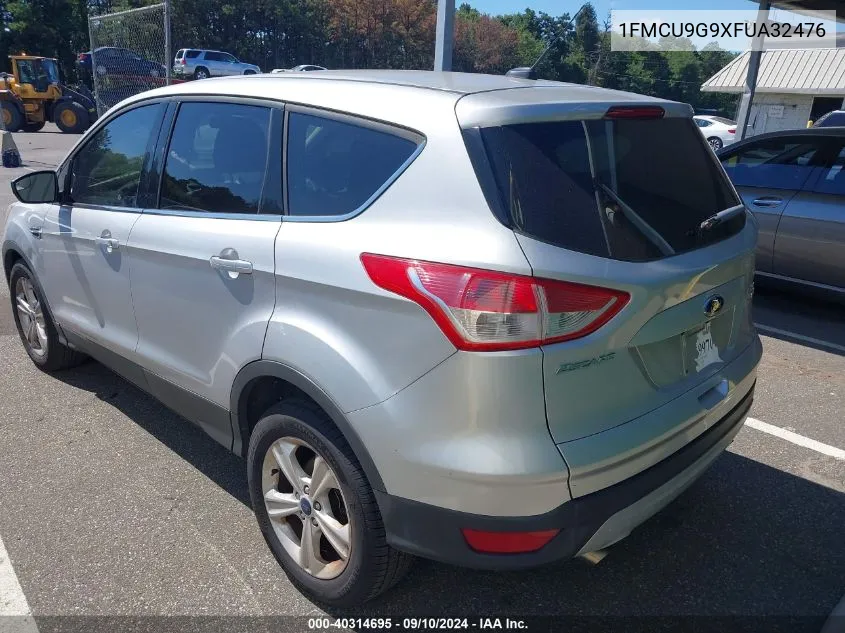 2015 Ford Escape Se VIN: 1FMCU9G9XFUA32476 Lot: 40314695