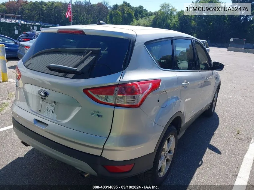 2015 Ford Escape Se VIN: 1FMCU9G9XFUA32476 Lot: 40314695