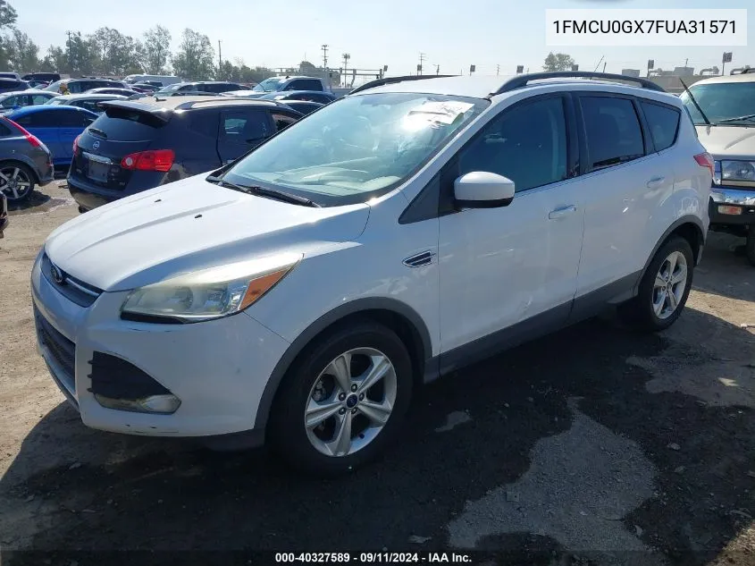 2015 Ford Escape Se VIN: 1FMCU0GX7FUA31571 Lot: 40327589