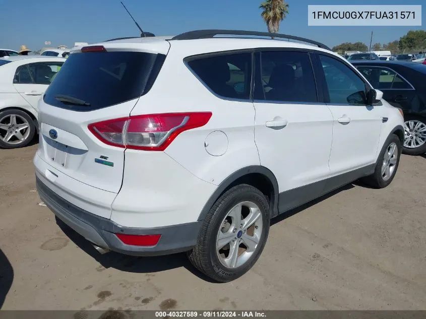 1FMCU0GX7FUA31571 2015 Ford Escape Se