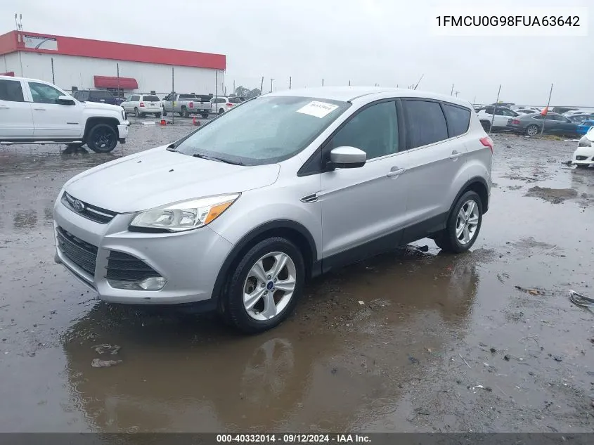 2015 Ford Escape Se VIN: 1FMCU0G98FUA63642 Lot: 40332014