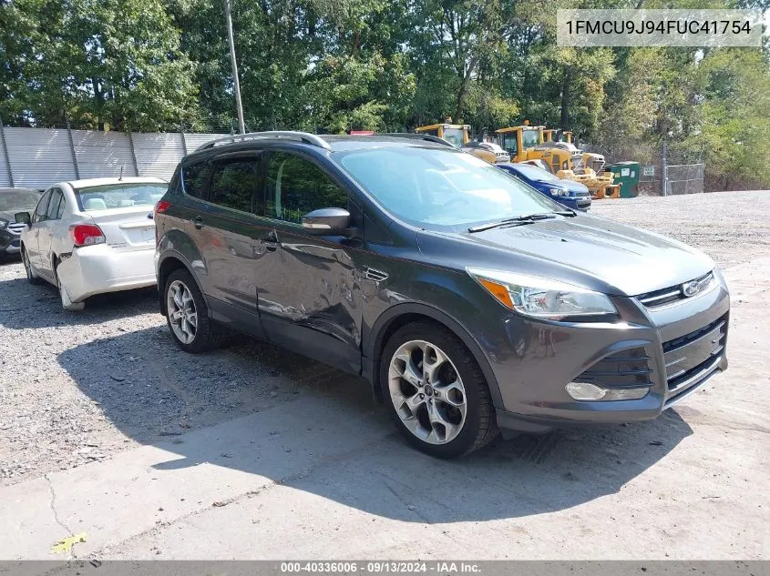 2015 Ford Escape Titanium VIN: 1FMCU9J94FUC41754 Lot: 40336006