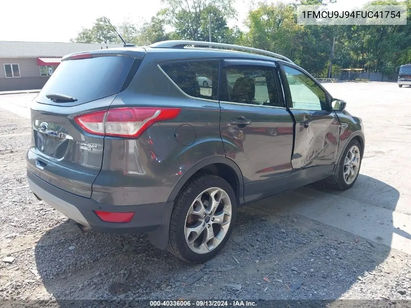 2015 Ford Escape Titanium VIN: 1FMCU9J94FUC41754 Lot: 40336006