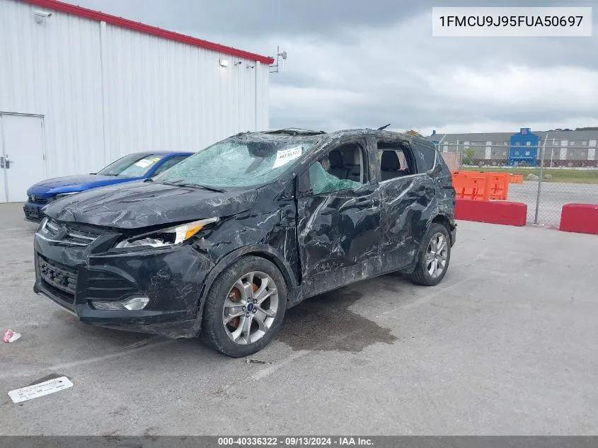 1FMCU9J95FUA50697 2015 Ford Escape Titanium