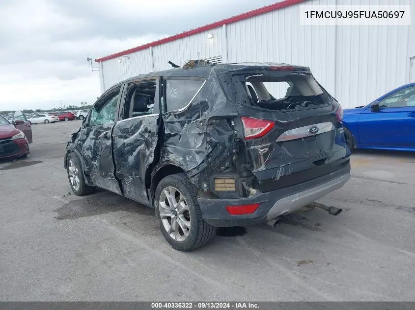 2015 Ford Escape Titanium VIN: 1FMCU9J95FUA50697 Lot: 40336322