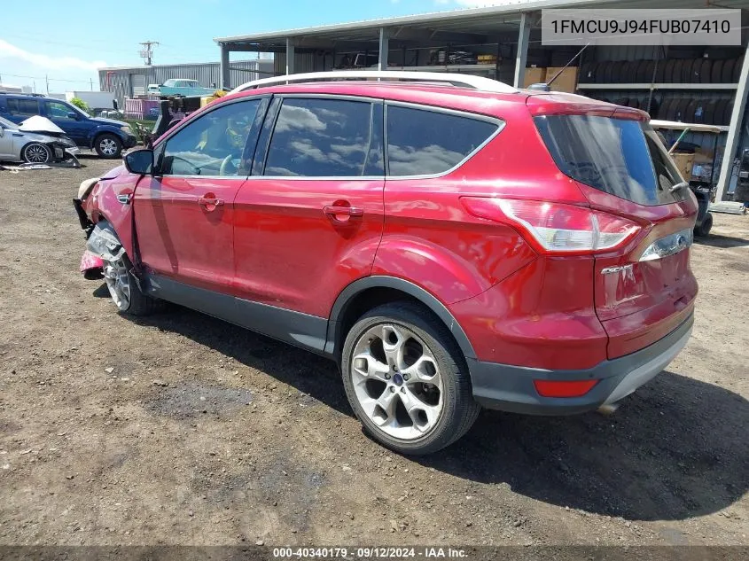 2015 Ford Escape Titanium VIN: 1FMCU9J94FUB07410 Lot: 40340179