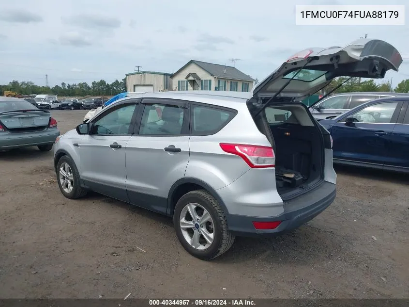 2015 Ford Escape S VIN: 1FMCU0F74FUA88179 Lot: 40344957