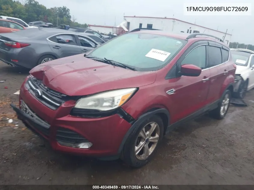 2015 Ford Escape Se VIN: 1FMCU9G98FUC72609 Lot: 40349459