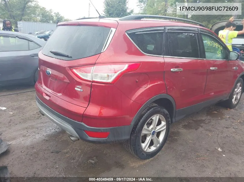 2015 Ford Escape Se VIN: 1FMCU9G98FUC72609 Lot: 40349459